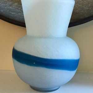Dipped Glass Pastel Blue Vase